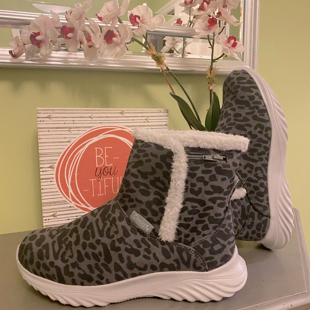 Cheeks leopard Sport Boots